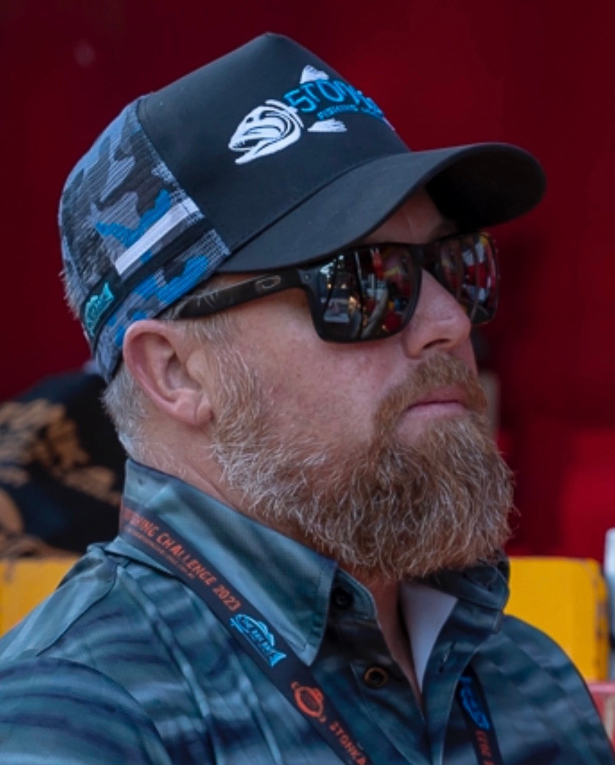 STONKA FISHING APPAREL: Trucker Hat Camo