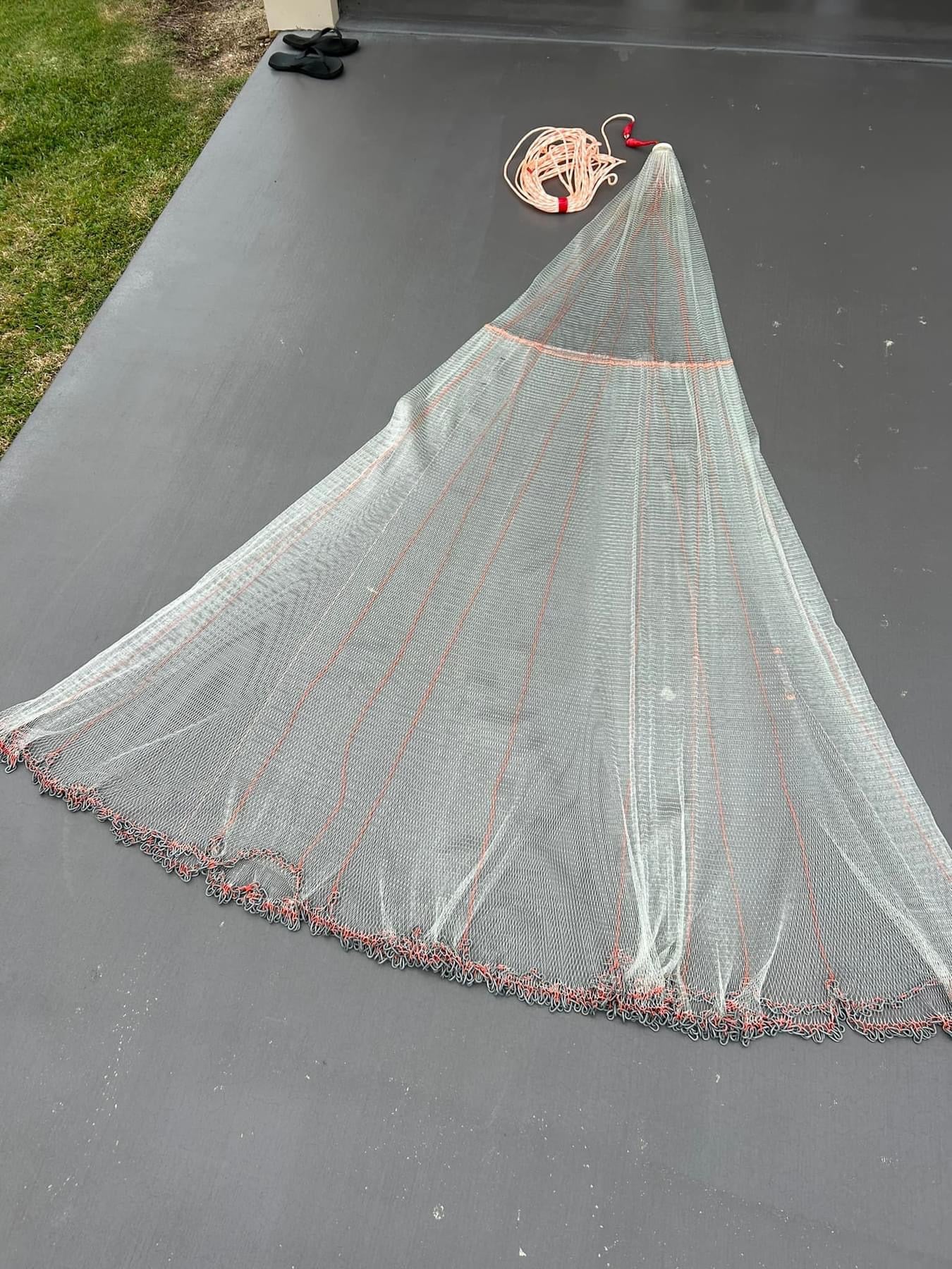 DAVES AUSSIE MADE CAST NETS-19mm LiveBait Drawstring – thebahbaitandtackle