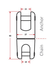 Boomer All Terrain Anchor MuscleMan Swivel