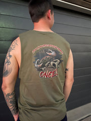 STONKA FISHING APPAREL. Crab & Skull Singlet