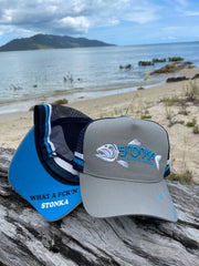 STONKA FISHING APPAREL: Trucker Hats BLUE