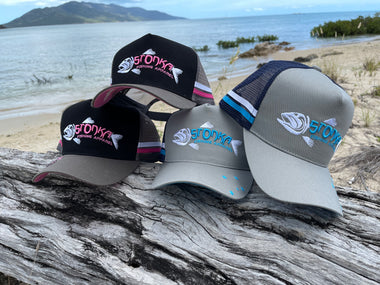 STONKA FISHING APPAREL: Trucker Hats PINK
