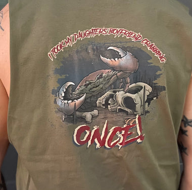 STONKA FISHING APPAREL. Crab & Skull Singlet