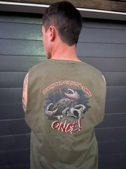 STONKA FISHING APPAREL. Crab & Skull Singlet